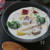 ルウ不要!鶏肉とさつまいもの米粉クリームシチュー