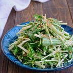 水菜のおかかマヨ和え