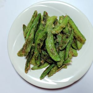 ふうかの作ってみた!投稿(食べる手が止められない!【これは無限のスナップえんどう】)