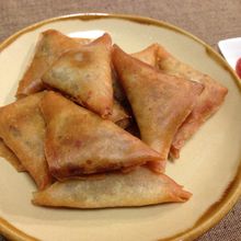春巻きの皮で作るサモサ
