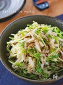 5分で完成！めちゃ旨♡大根と豆苗のやみつき塩昆布中華サラダ