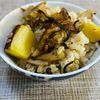 puricoの作ってみた!投稿(さつまいもと舞茸《絶品♡塩昆布炊き込みご飯》)