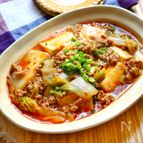【白菜入り！ご飯が進む麻婆豆腐】#野菜たっぷり #温まる