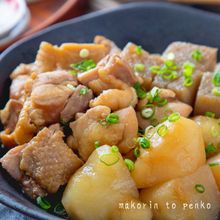 味染み美味！鶏もも肉と菊芋、こんにゃくの煮物