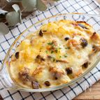 塩焼きとりのポテトグラタン。簡単！ランチや夕食のおかずに。