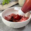 【肉なすグラタン】火を使わず10分で♪の工程1