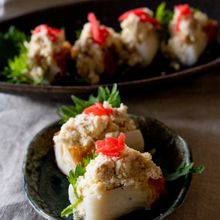 【簡単節約おつまみ！】おから納豆ちくわのワサビ風味