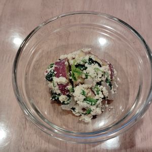 1150882の作ってみた!投稿(まろやかな甘さ♡【ほうれん草とさつまいもの白和え】栄養満点)