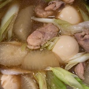 707807の作ってみた!投稿(簡単！ほっこり！＊鶏肉と大根と卵の煮物＊めんつゆで簡単！)