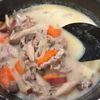 だし香る♪【ほっこりさつまいもの豚汁風豆乳スープ】の工程4