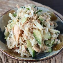 切り干し大根とツナの胡麻みそ和え