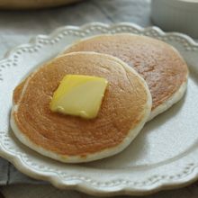 【小麦砂糖卵なしでもふんわり】シンプル米粉のパンケーキ