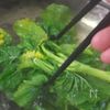 簡単すぎる!5分で出来る菜の花とシラスの生姜和えの工程1
