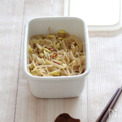 豆もやしの中華マリネ。
