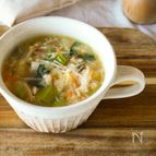 子どもが飲み干す【具沢山春雨スープ】
