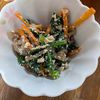 れいかの作ってみた!投稿(ほっとする味♪ほうれん草とこんにゃくの白和え)