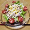 ナムディの作ってみた!投稿(サラダうどん♩夏休みの子供のランチに!レンジで簡単!ズボラ飯)