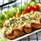 チキン南蛮ならぬ！シャキッと長芋南蛮のタルタルソースがけ
