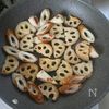 【れんこんとちくわのチーズ焼き】シャキっとホクッとおつまみ風の工程3