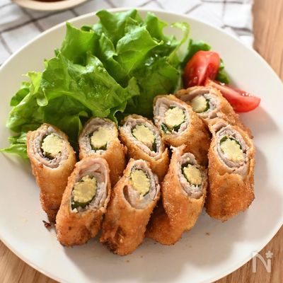 ヤングコーンの豚しそ巻き