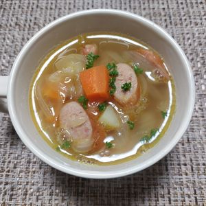 よっこの作ってみた!投稿(ピリッとスパイシー♪たっぷり野菜のカレースープ)