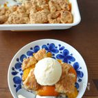 あんずのコブラー Apricot Cobbler