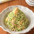 【春キャベツの卵サラダ】たっぷり食べやすい♪