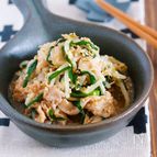 包丁いらず＆ワンボウルで♪『豚肉ともやしのおかずナムル』