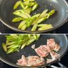 【豚バラとアスパラの塩焼きそば】レモンでさっぱり爽快♡の工程2