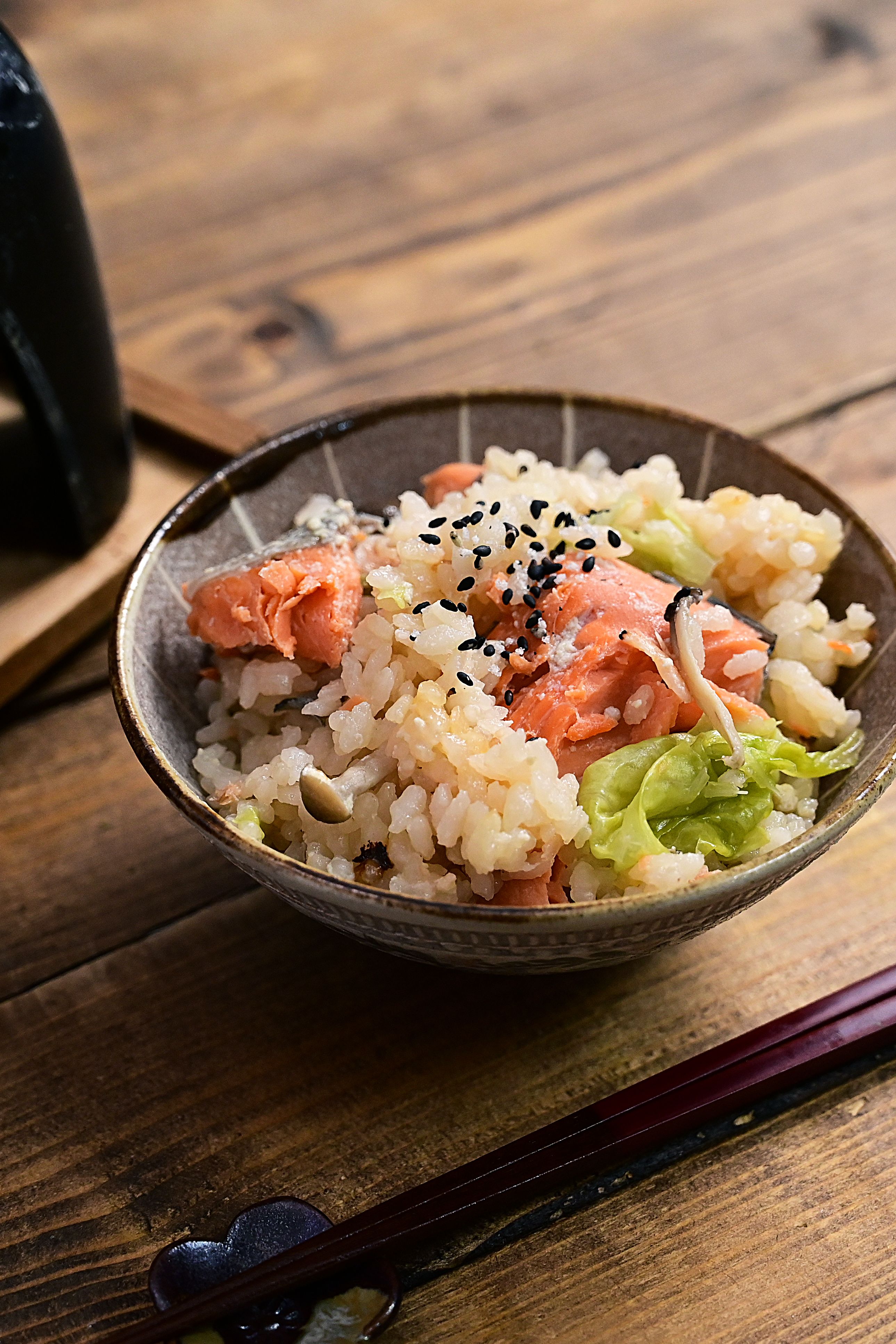 豆乳の香りにほっこり「鮭とキャベツの豆乳釜飯」 | レシピサイトNadia