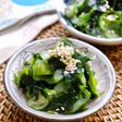 シンプルだけど無限に食べれる！『きゅうりとわかめの酢の物』