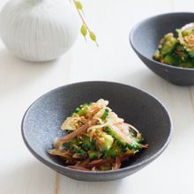 ゴーヤとみょうがのおかか和え
