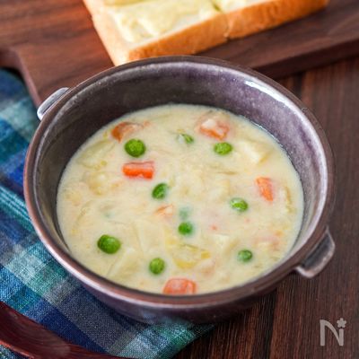 しらすとキャベツの和風シチュー【幼児食/大人も美味しい】