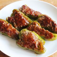 ピーマンの肉詰め