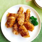 甘辛とシャキシャキがたまらない♪『レンコンの豚バラ肉巻き』