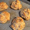 1224848の作ってみた!投稿(バター不要☆【完熟チョコバナナスコーン】材料4つで簡単♩)