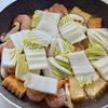 あっさり満足【えびと厚揚げのとろみ煮】の工程3
