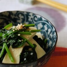 高野豆腐の塩糀煮