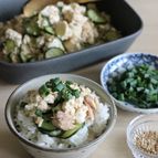 暑いから火は使わずに！冷や汁風のさっぱりうまいツナ豆腐丼