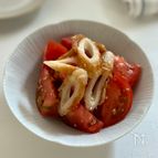 ちくわとトマトの中華風ごま和え｜切って混ぜるだけの簡単副菜