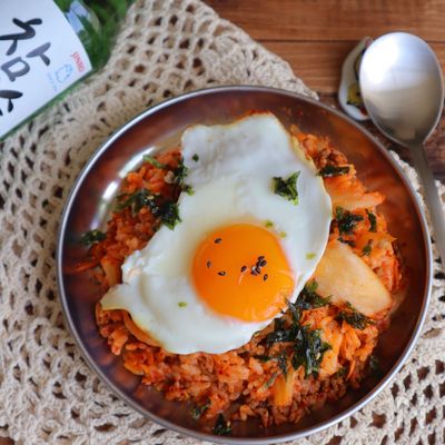 シンプル!キムチチャーハン