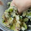 【小松菜とベーコンのポテト焼き】節約/あと一品の工程3