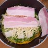 おかか醤油とチーズが合う🤭💕もちもちお餅のとん平焼き♪の工程3