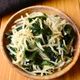 レンジで5分！【もやしとわかめの無限ナムル】胡麻油香る♩