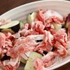 レンジで4分『なすの和風よだれ豚』🐷の工程2