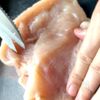 鶏むね肉で！おさつ葱味噌チキンの工程3