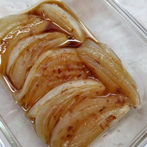 コスモスの作ってみた!投稿(新玉ねぎの焼き浸し)