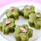 抹茶とあんこの桜スコーン(バター不使用！)