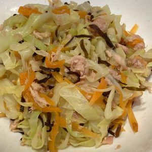 くだもの大好き🧡の作ってみた!投稿(【キャベツの無限ツナこんサラダ】調味料いらず！混ぜるだけ♪)