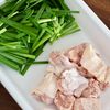 『鶏もも肉とニラの中華風炒め』ご飯がすすむ!🍚の工程1